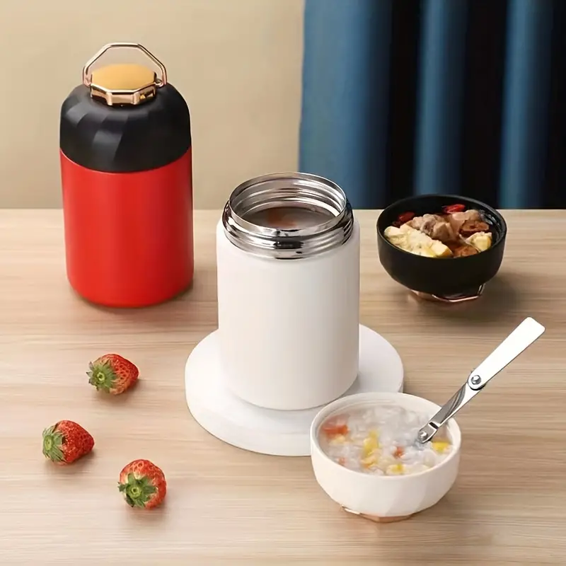 Vacuum Insulated Lunch Container Food Flask Stainless Steel