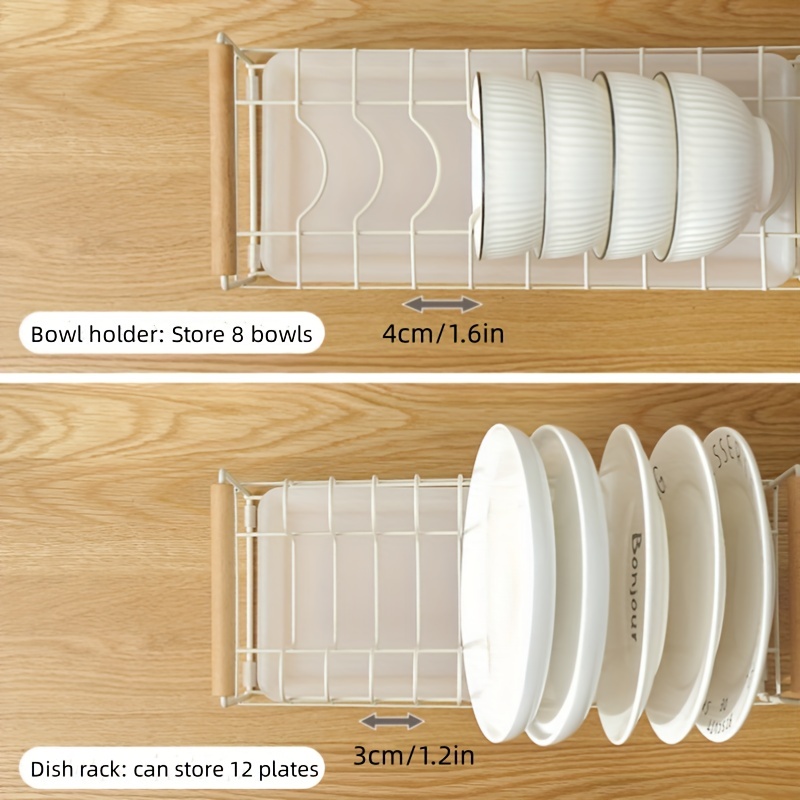 Dish Drying Rack Kitchen Utensils Drainer Rack with Drain Board Countertop  Dinnerware Plates Bowls Chopsticks Spoons Organizer - AliExpress