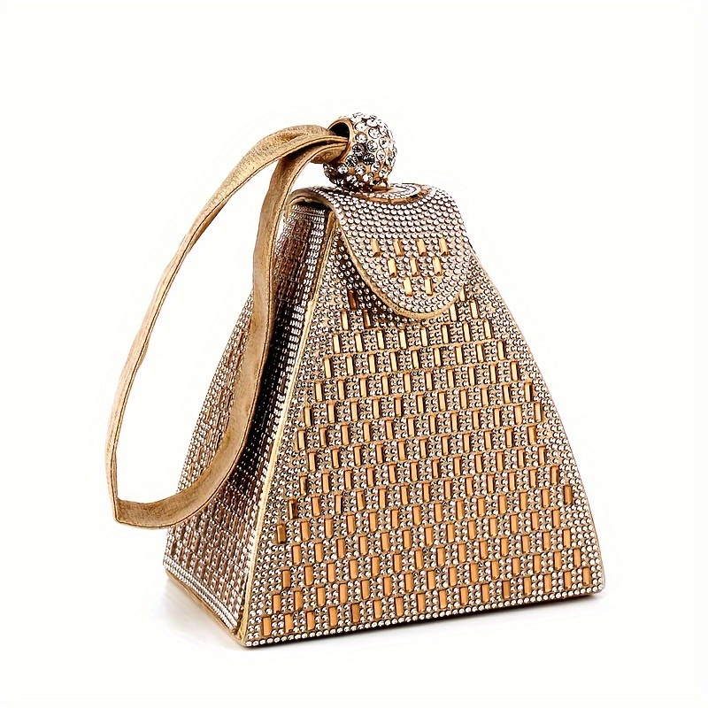 2023 Party Clutch Bags for Women Luxury Ladies Evening Bag Fashion Triangle  Wedding Bridal Bag Luxury Designer Handbags Clutches