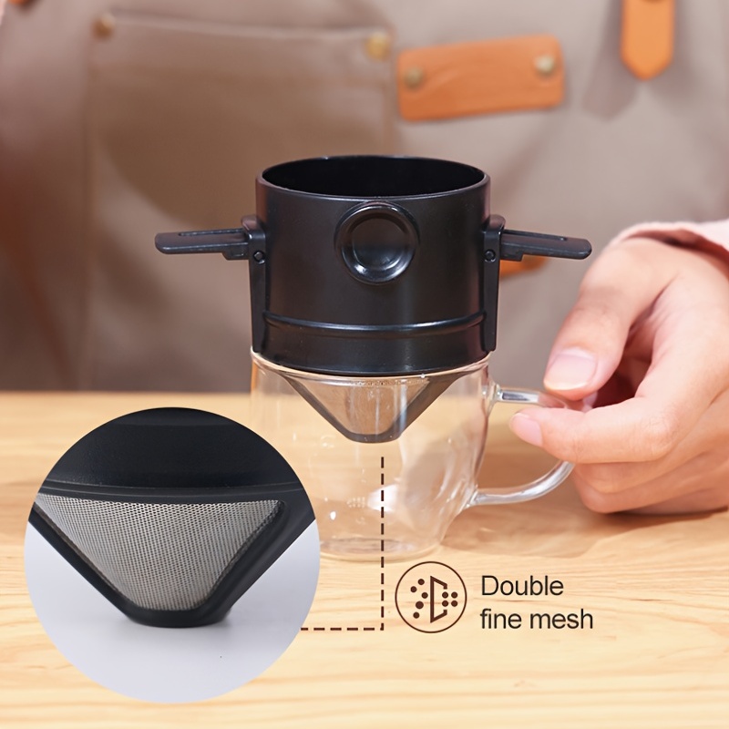 Coffee Filter Screen Camping Stainless Steel Coffee Maker Tea Infuser  Portable Coffee Brewer Final Press Coffee Accessories