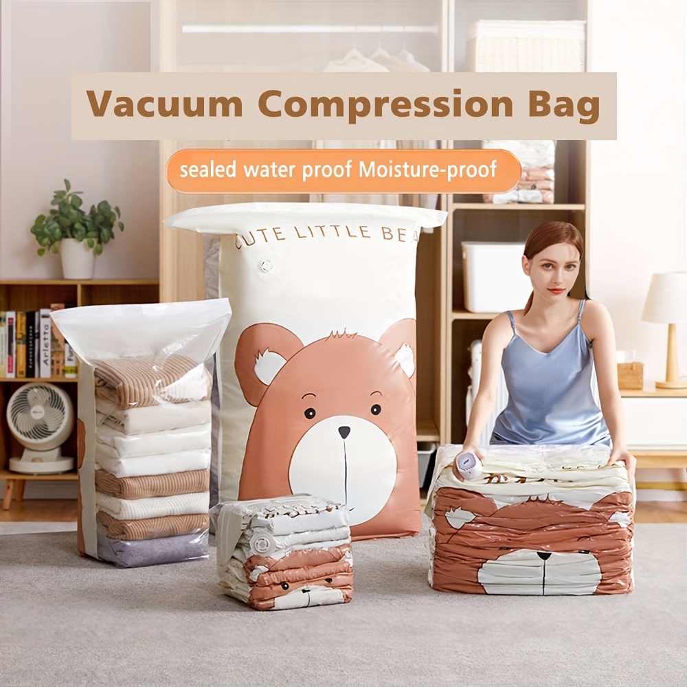 Space-saving Vacuum Storage Bags With Electric Air Pump - Compress Clothes,  Mattress, Blanket, And More - Perfect For Travel And Moving - Temu