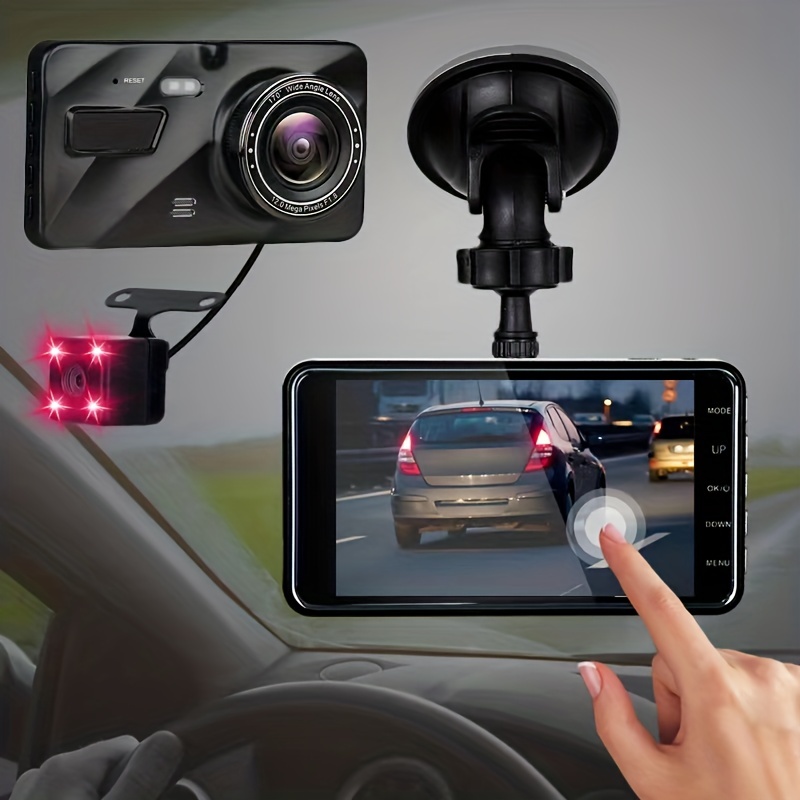  Dual Dashcams for Cars Front and Rear,1080P Super