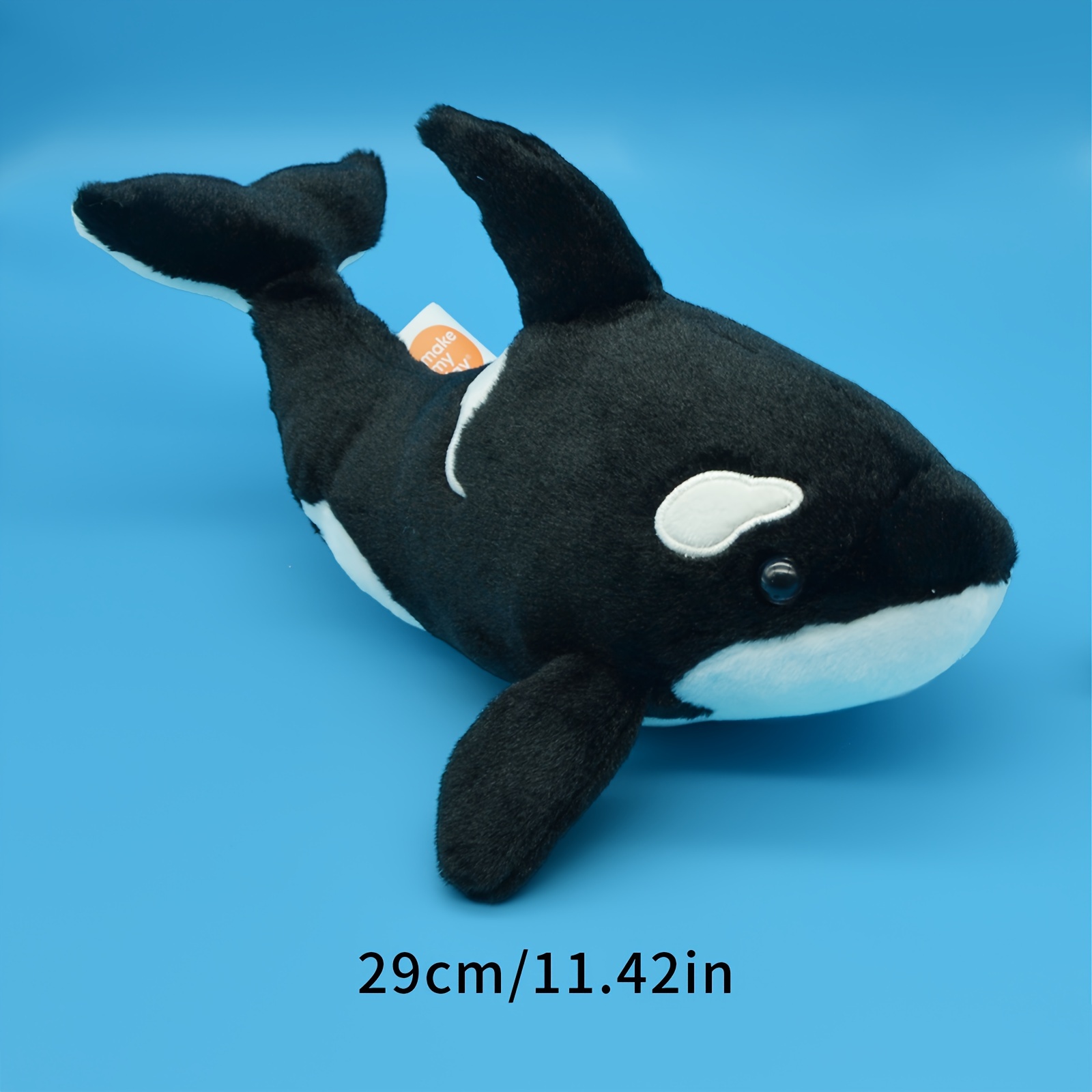 Ocean Series Embroidery Plush Toy Tiger Whale Small Pendant Ornament