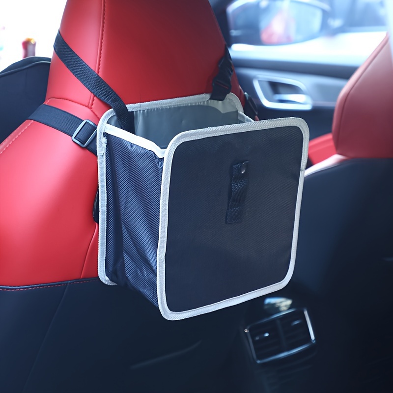 Portable Car Supplies Car Seat Back Trash Can Multi - Temu