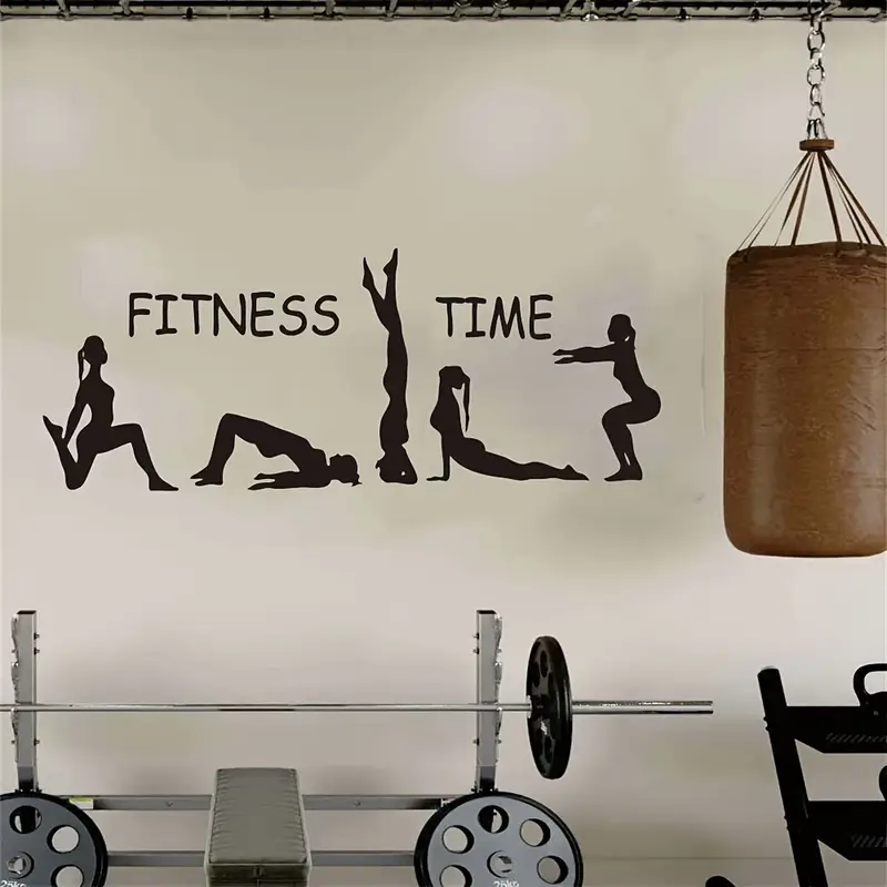 Calcomanías De Vinilo De Ejercicio Y Entrenamiento Motivacionales
