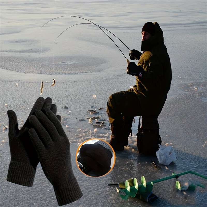 Winter Coldproof Gloves Full Finger Gloves Half Finger - Temu