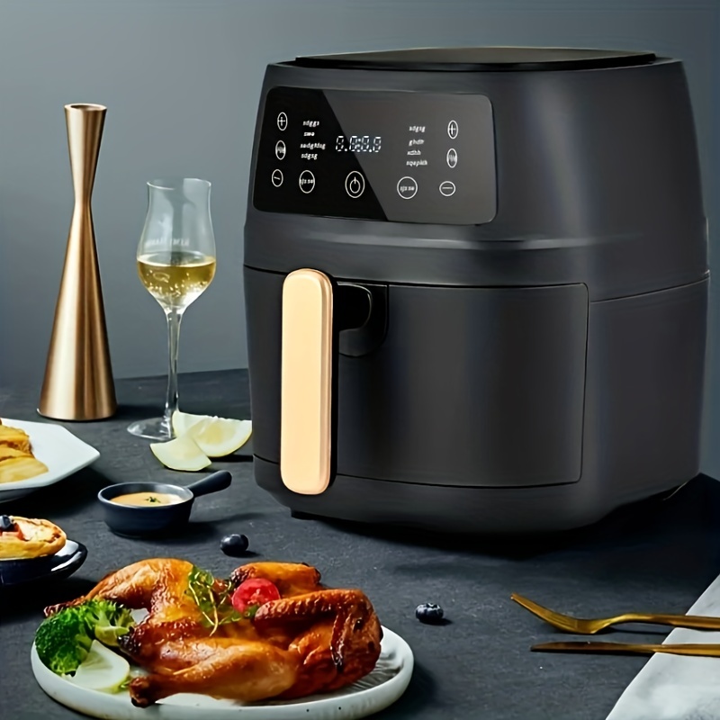 Basket Electric Air Fryer Europe Glass Baking Smart Thermomet Air Fryer  Cook 3l Mini Chicken Oilless