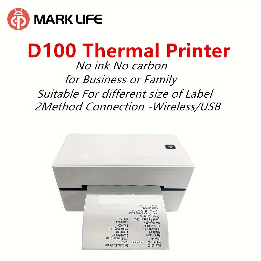 Imprimante D'étiquettes Thermique Marklife D100 Pour Petites - Temu France
