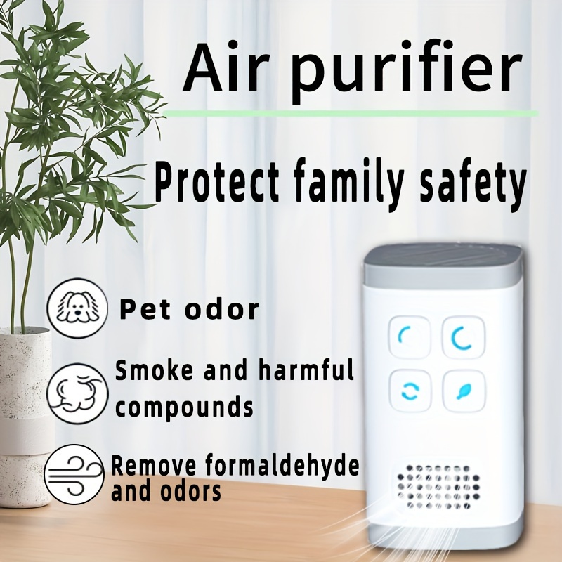 Multifunctional Air Purifier Negative Ion Ozone Purifier Pet - Temu