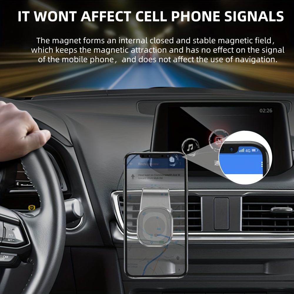 10€02 sur Universal 360 ° Support voiture Post-it Support de support  magnétique pour téléphone portable iPhone GPS - Accessoire téléphonie pour  voiture - Achat & prix