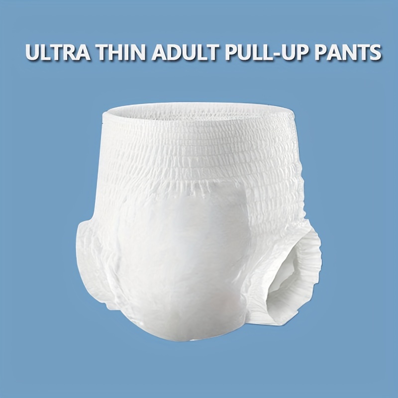 Plastic Pants for Adults with Incontinence,Elastic Band Plastic Waterproof  Pants, Plastic PVC Diapers, Reusable Senior Diapers, Soft Surface, Suitable