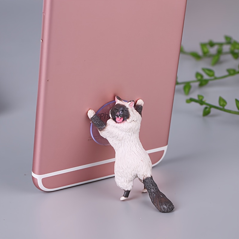 Cute Cat Ornament Glasses Holder Cartoon Animal Statue Art - Temu