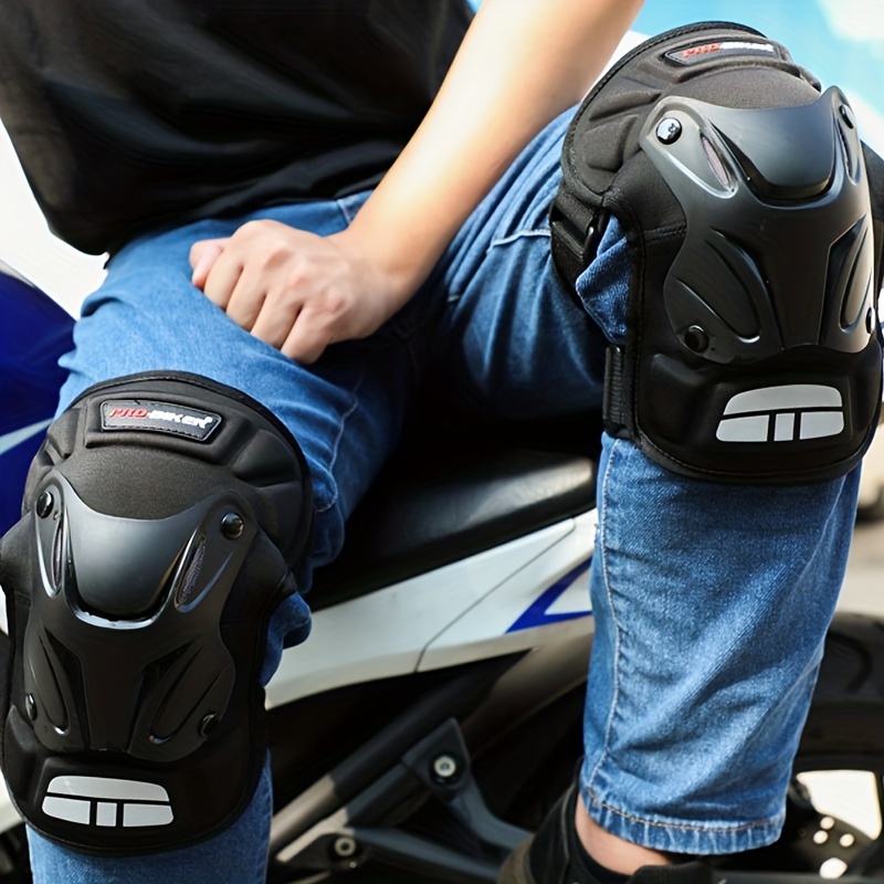 Protección De Rodilla Para Motocicleta, Almohadillas Protectoras