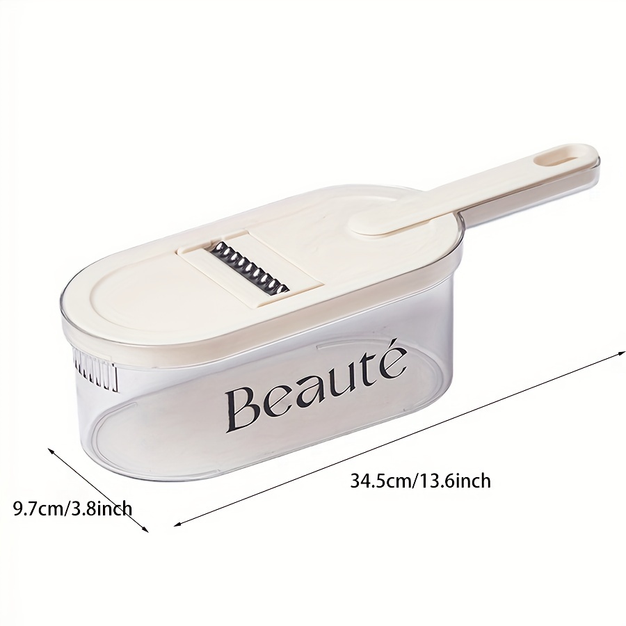 1000 mL White Mandolin Slicer Cutter Chopper And Grater