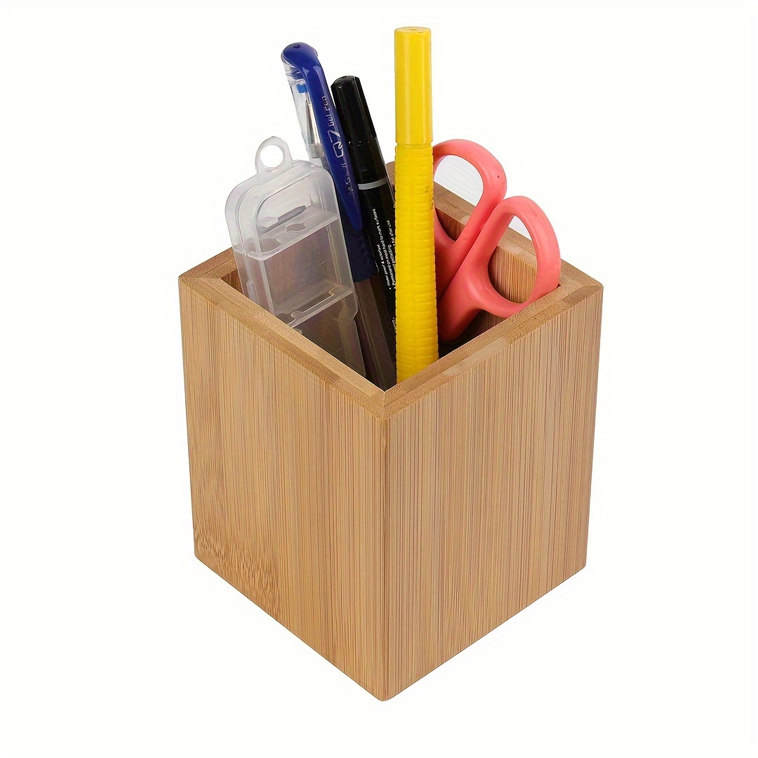 Supplies Pencil Case Walnut Pen Holder Wood Pen Holder Desktop Storage Box