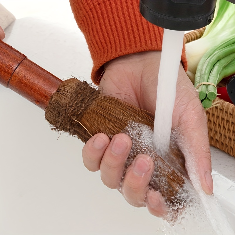 1 Brosse De Nettoyage Pour Cuisine, Brosse À Poils Souples À Long Manche,  Brosse À Vaisselle, 9,44 Pouces