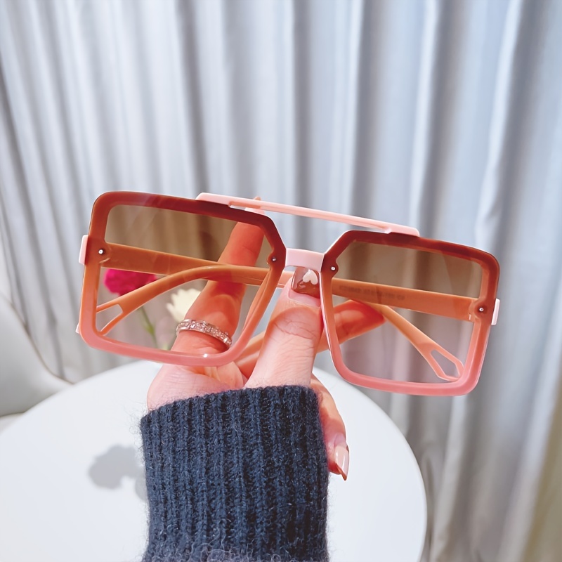 Louis Vuitton Pink Square Oversized Sunglasses