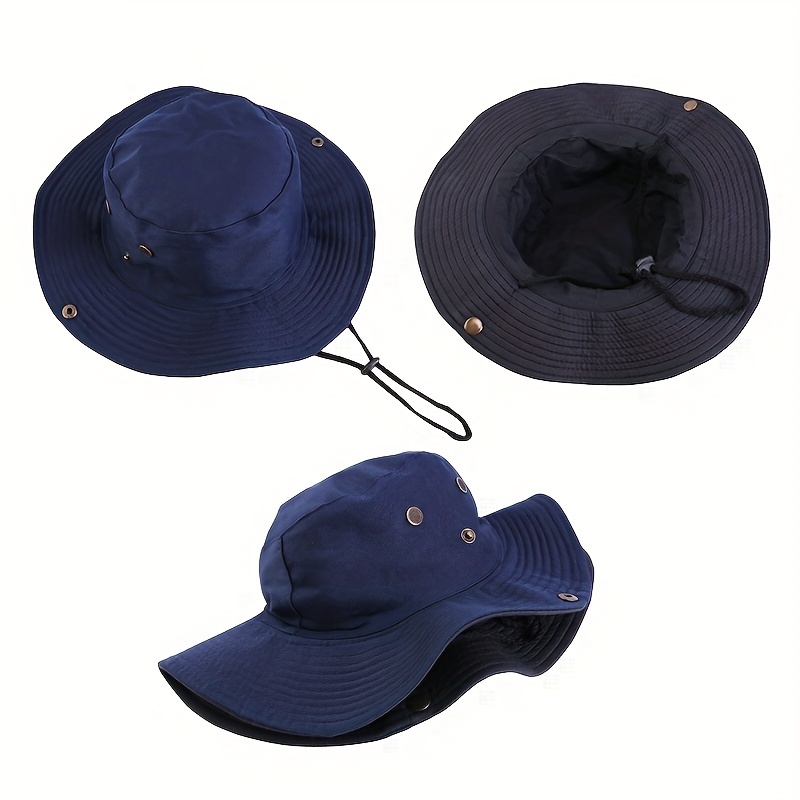 1pc Unisex Trendy Versatile Foldable Bucket Hat Double Sided Sun Hat For  Outdoor Vacation Travel - Jewelry & Accessories - Temu