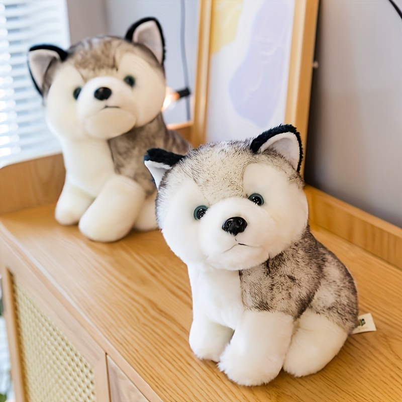 Stuffed Animal Throw Pillow, Huskies Chubby Anime Pillow, Kawaii Plush  Stuff Animal, Cute Plushie Stuffed Dog Squishy Pillow Gifts for Boys Girls  (13.7) 