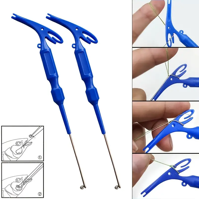 Universal Fishing Knot Tying Tool with Hook Picker and Loop Tyer - Quick  and Easy Fly Nail Knot Extraction and Removal
