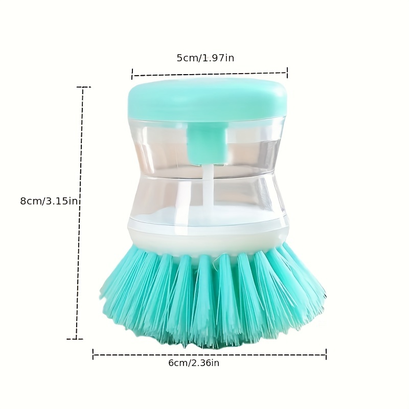  Soap Dispensing Brush Kitchen Bathroom Cleaning