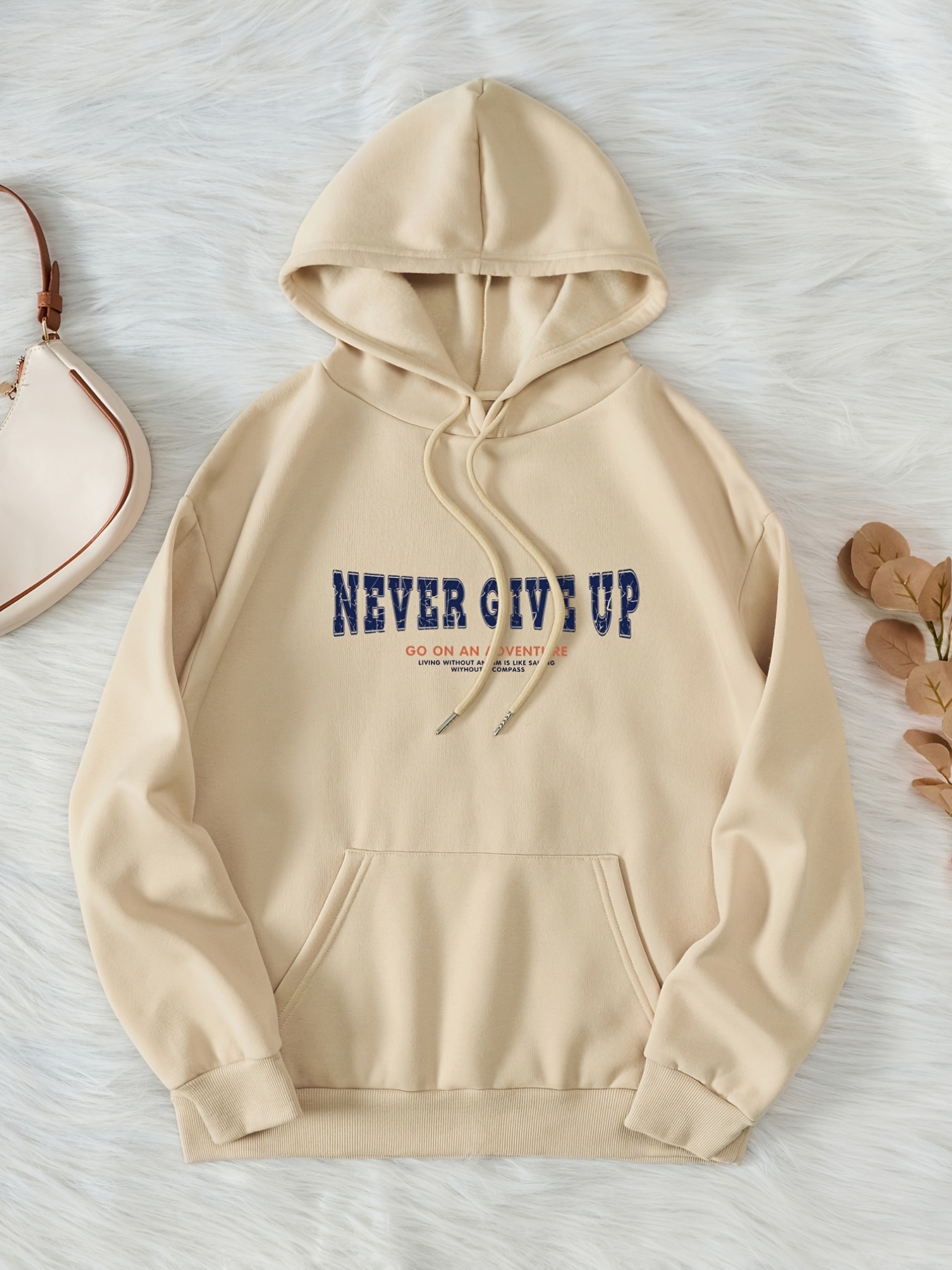 Womens store slogan hoodie