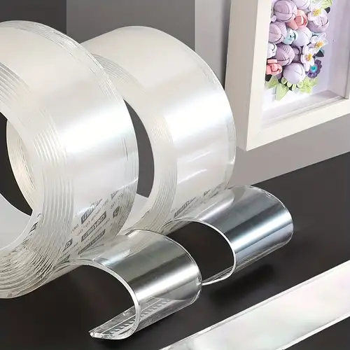 Powerful Gridding Double-Sided Tape Super Strong Two Sided Adhesive Tape  Super Strong for Home Industrial Office Walls Powerful Gridding Double-Sided  Tape Super Strong Two Sided Adhesive 10MM*20M 