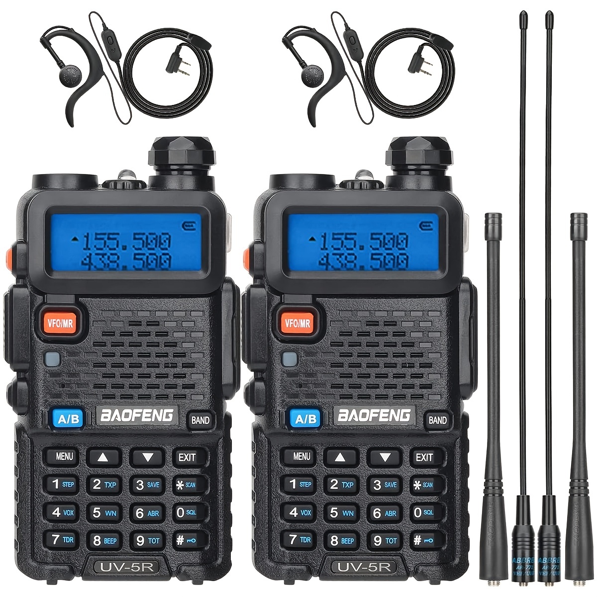 Baofeng BF-888S Upgrade Walkie Talkie Wireless Copy Frequency 16KM Long  Range Portable Ham Radio Transceiver for Camping Hunting