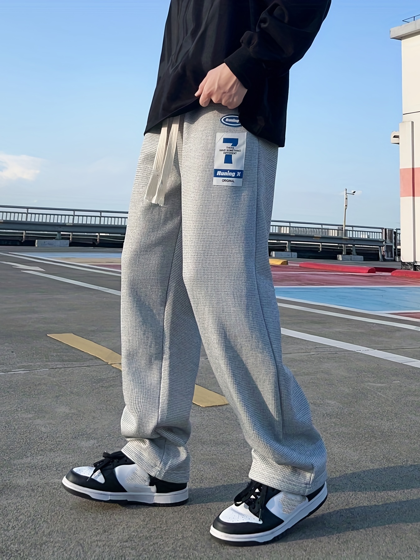 Spring and Autumn Fashion Boot Cut Pant Joggers Women Sweatpants