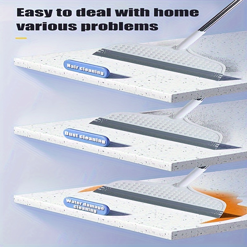 1pc Magic Silicone Broom Lengthen Floor Cleaning Squeegee Pet Hair Dust  Brooms Bathroom Floor Wiper Household Cleaning Tools for housekeeping  services