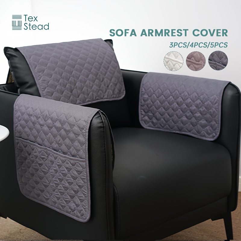 BESTONZON 2pcs Couch Pads for Sofa Anti-slip Sofa Armrest Covers Furniture  Protectors 