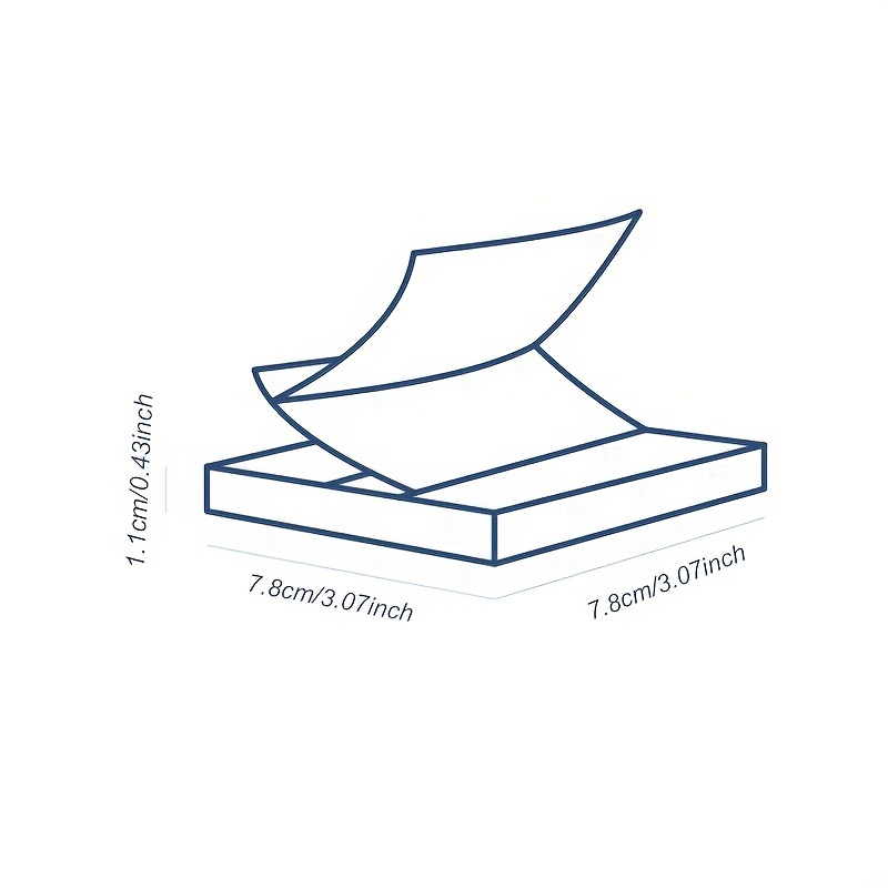 Solid Sticky Note 7.62x7.62 cm 80 Sheets