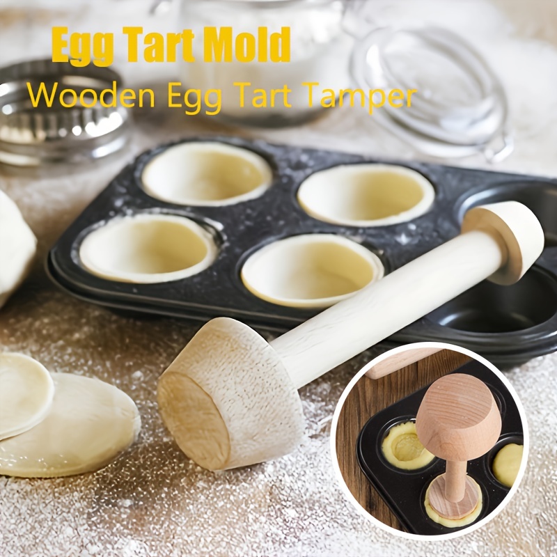 Pastry Dough Tamper Kit, Mini Tart, Pie, Cheesecake Press Chef Tool Set,  Wooden Muffin Shaper Pan Maker, Cracker Crust Baking Tools, Cookie, Cupcake  Egg Tarts Wood Gadgets, Perfect Mold Pusher, Tartlet Hand