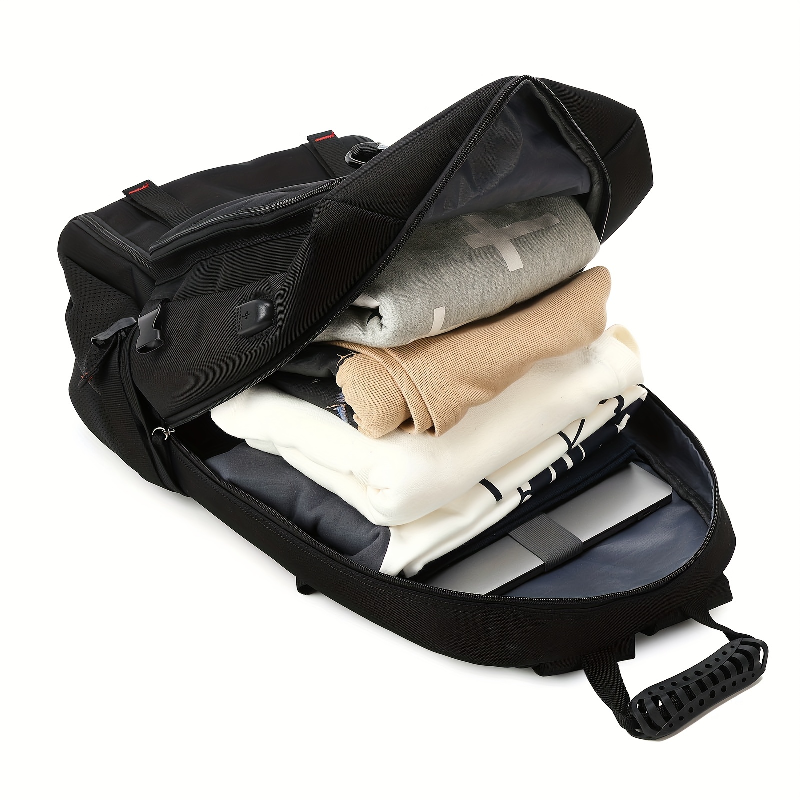  WONHOX Mochila de viaje para mujeres y hombres, mochila para  laptop con compartimento para zapatos, mochila impermeable para senderismo,  A-verde, Mochilas de viaje : Electrónica