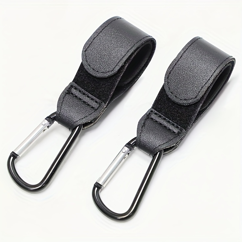 1/2pcs PU Leather Baby Bag Stroller Hook Pram Rotate 360 Degree Rotatable  Cart Organizer Pram Hook Stroller Accessories