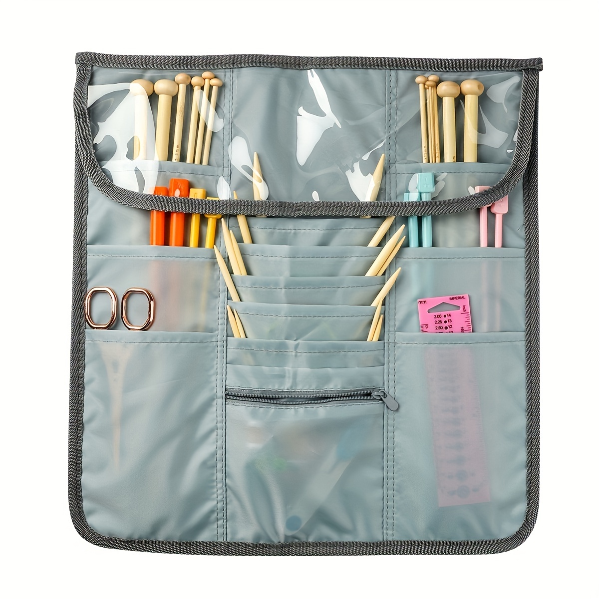 5pcs/set Knitting Needle Organizer Multifunction Needles Storage Holder  Case DIY Craft Quilting Accessories - AliExpress