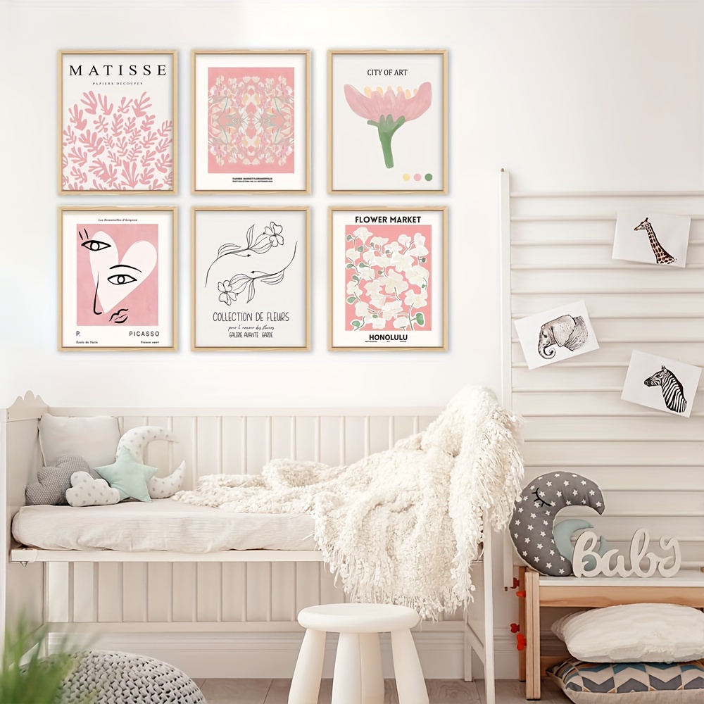 Coquette Matisse Flower Market Canvas Poster - Aesthetic Room Decor