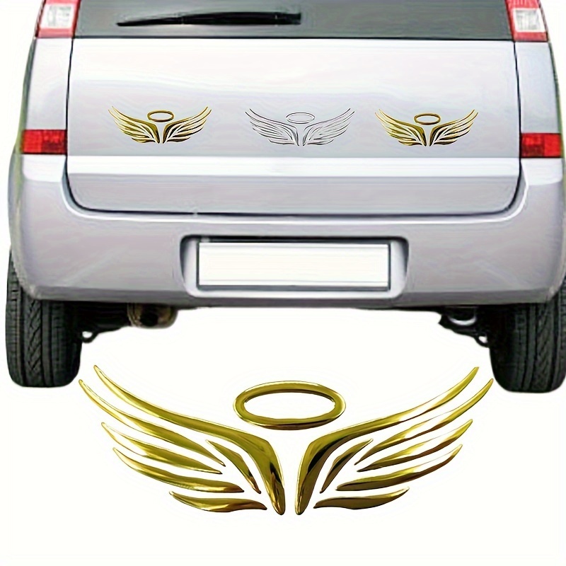 3d Metall U.s. Air Force Wings Emblem Autoaufkleber Goldblau - Temu Germany