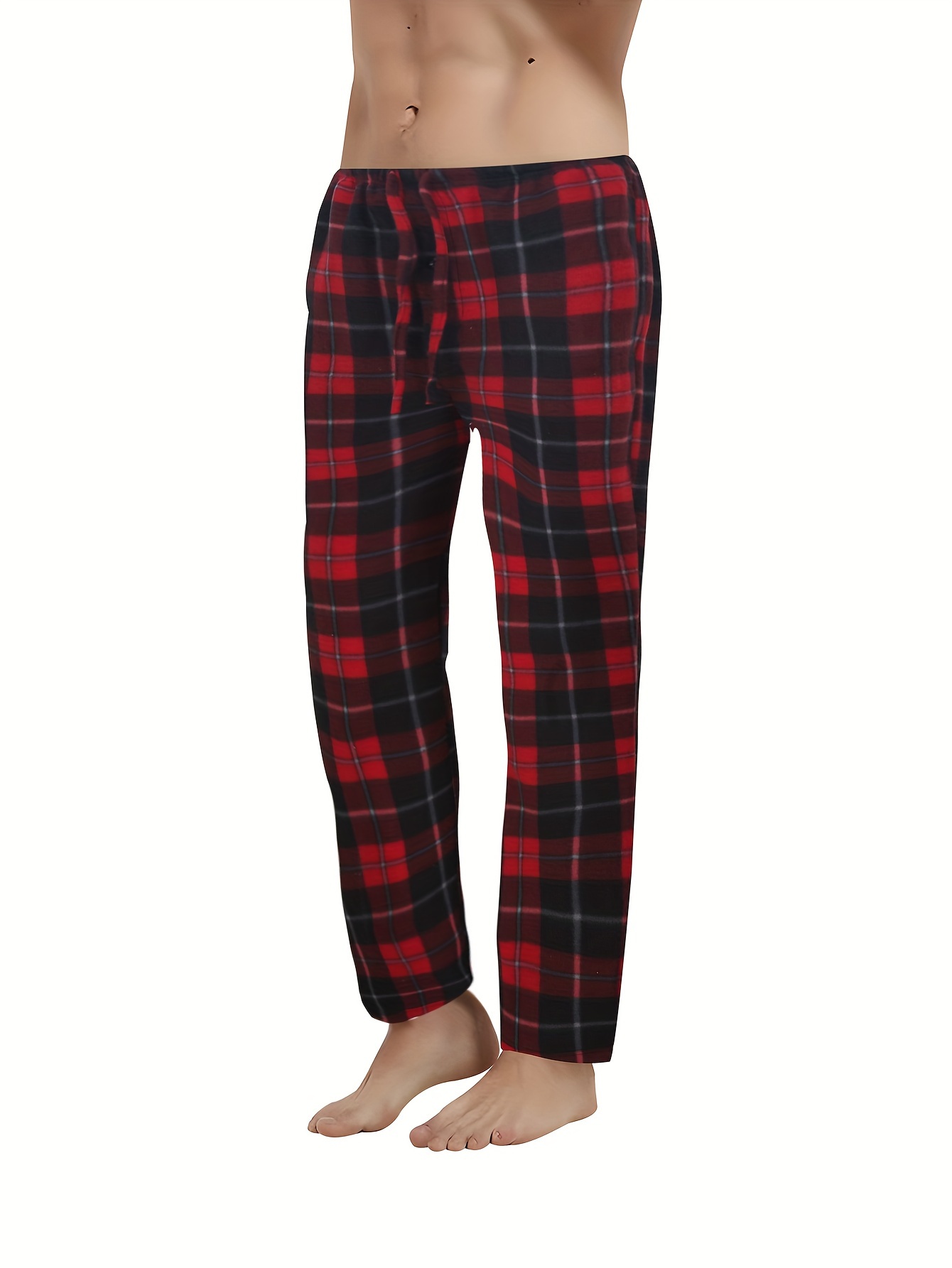 Women's 2-pack Lounge Pants Comfortable Pajama Pants Plaid Pajama Pants  With Pocket Drawstring Pajama Pants