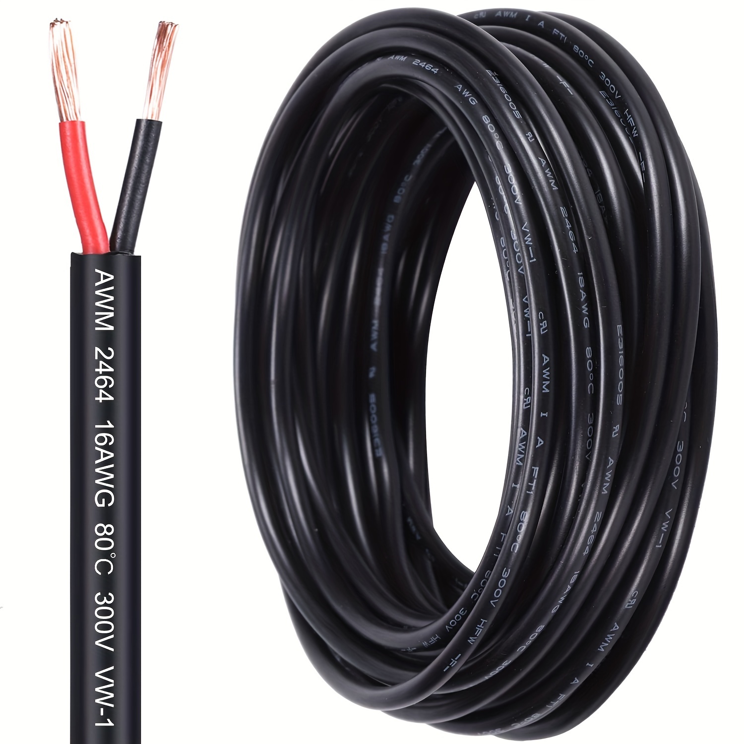 26 Gauge 2 Conductor Electrical Wire 26awg Electrical Wire - Temu