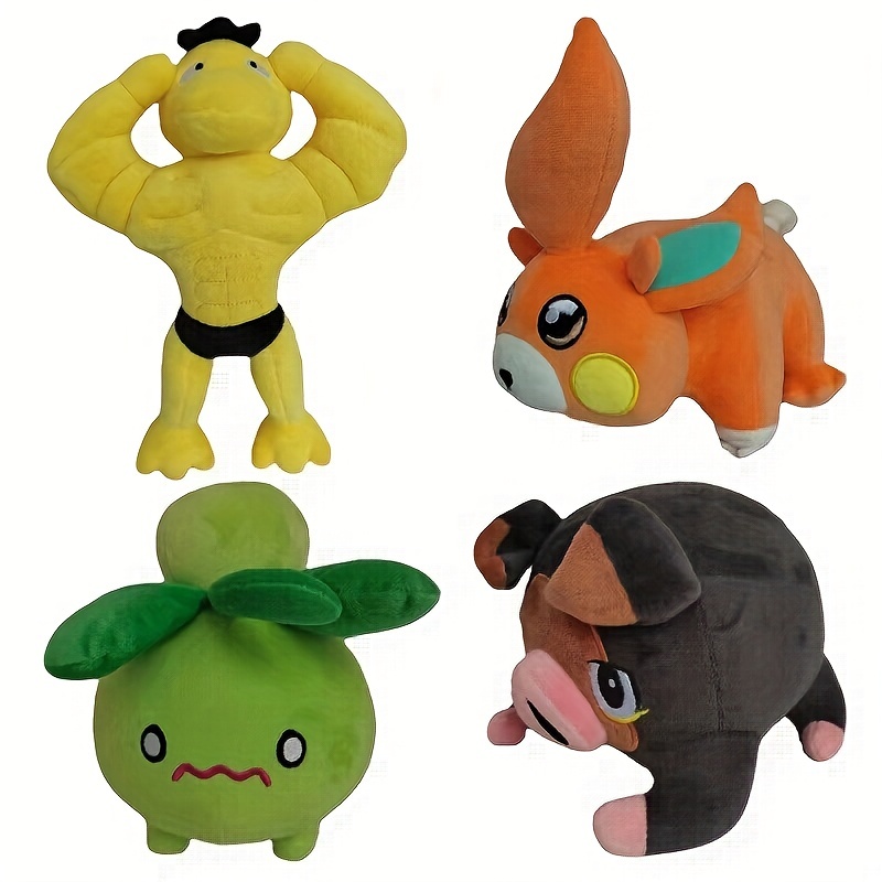Pokemons fofos Brinquedos de pelúcia para crianças, boneca fofa