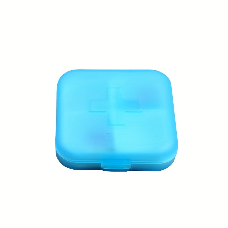 4 Grids Pill Storage Box Portable Medicine Organizer
