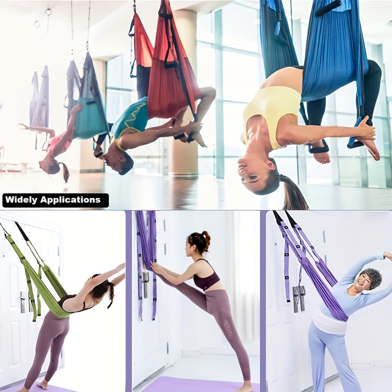 Cinturón ajustable para yoga, entrenamiento asistido por flexibilidad en la  puerta, mejora la flexibilidad de la cintura de la pierna, entrenamiento