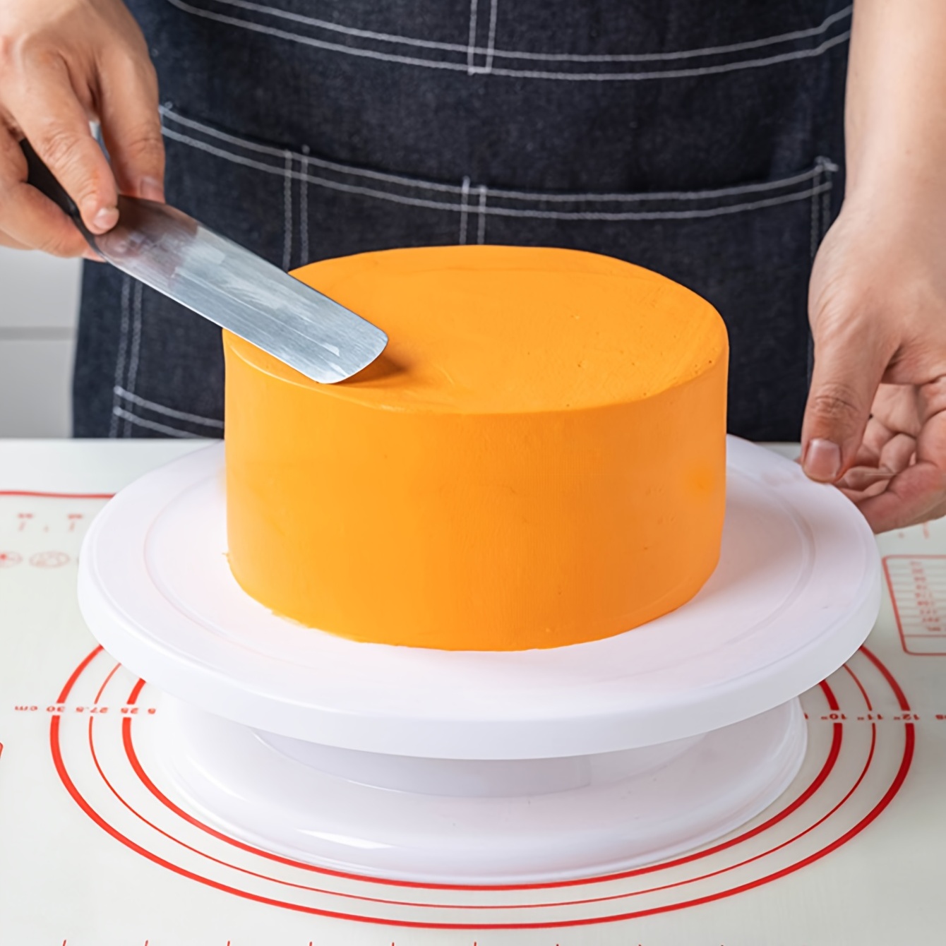 Rotating Cake Stand With Silicone Anti skid Cake Decorating - Temu