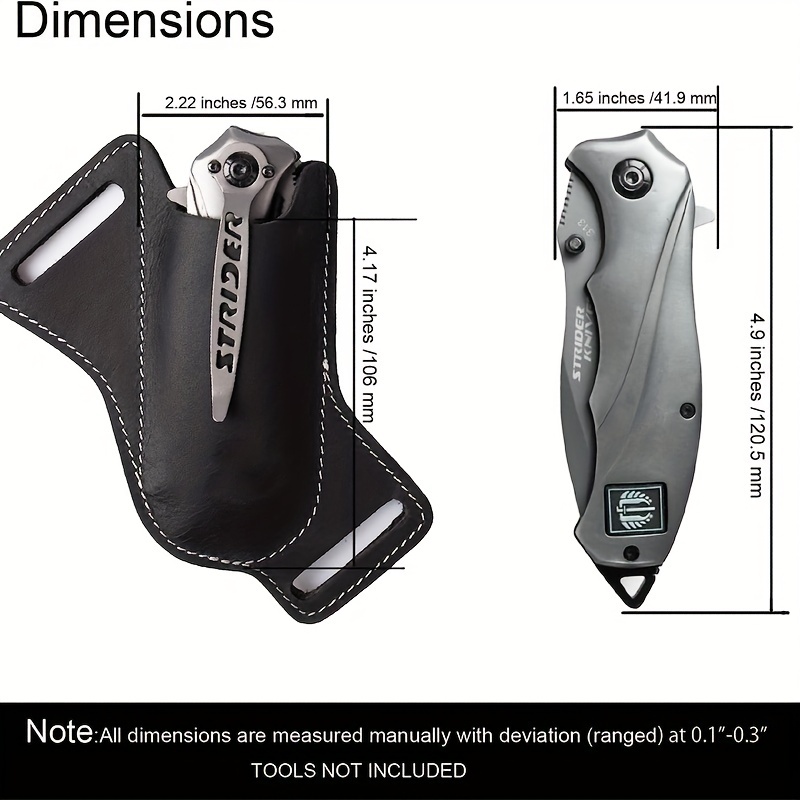 Leather Patten Knife Sheaths Belt Folding Knife Belt Sheath Temu