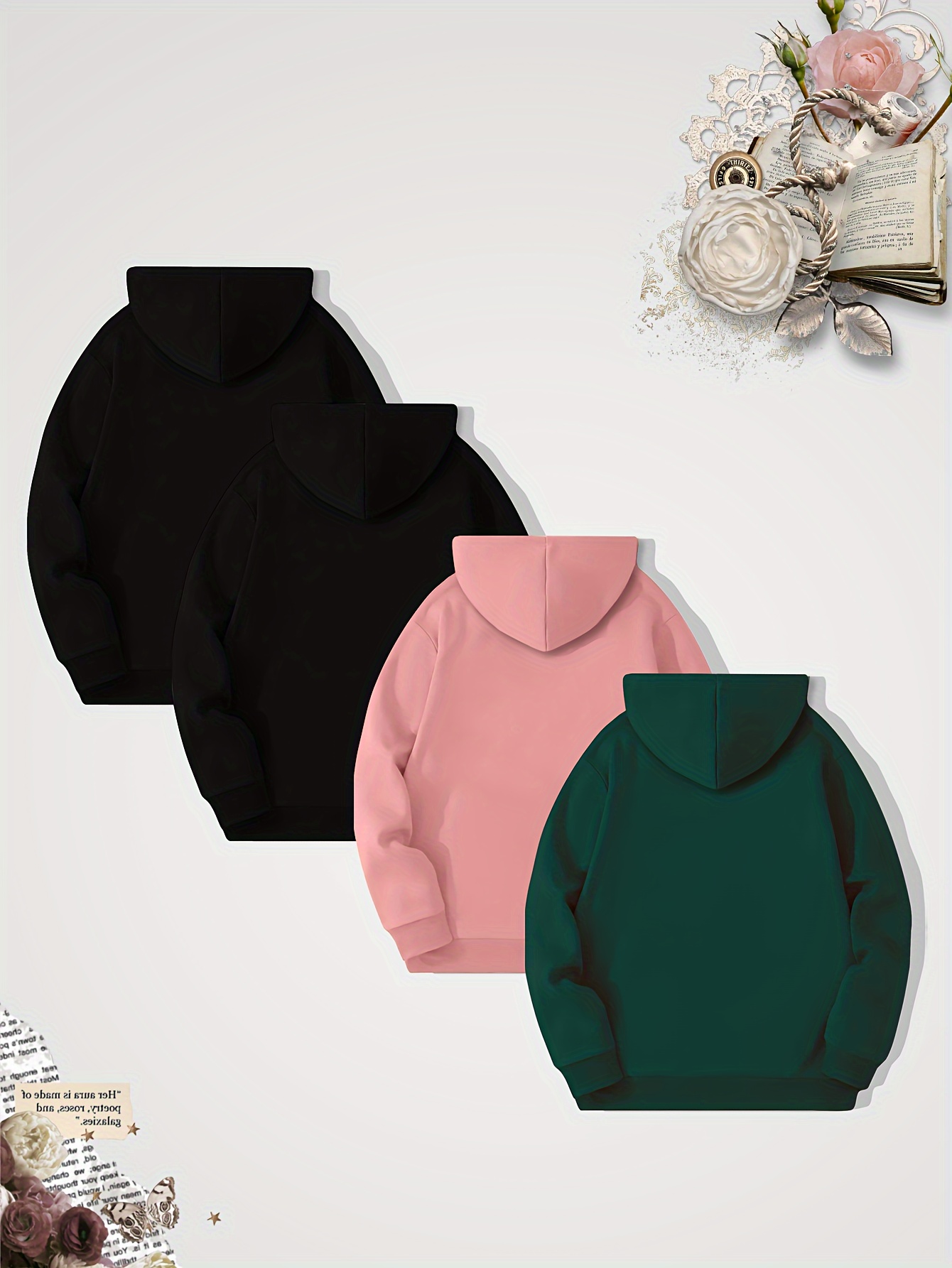 Solid Hoodie, Cool Hoodies For Men, Men's Casual Classic Design