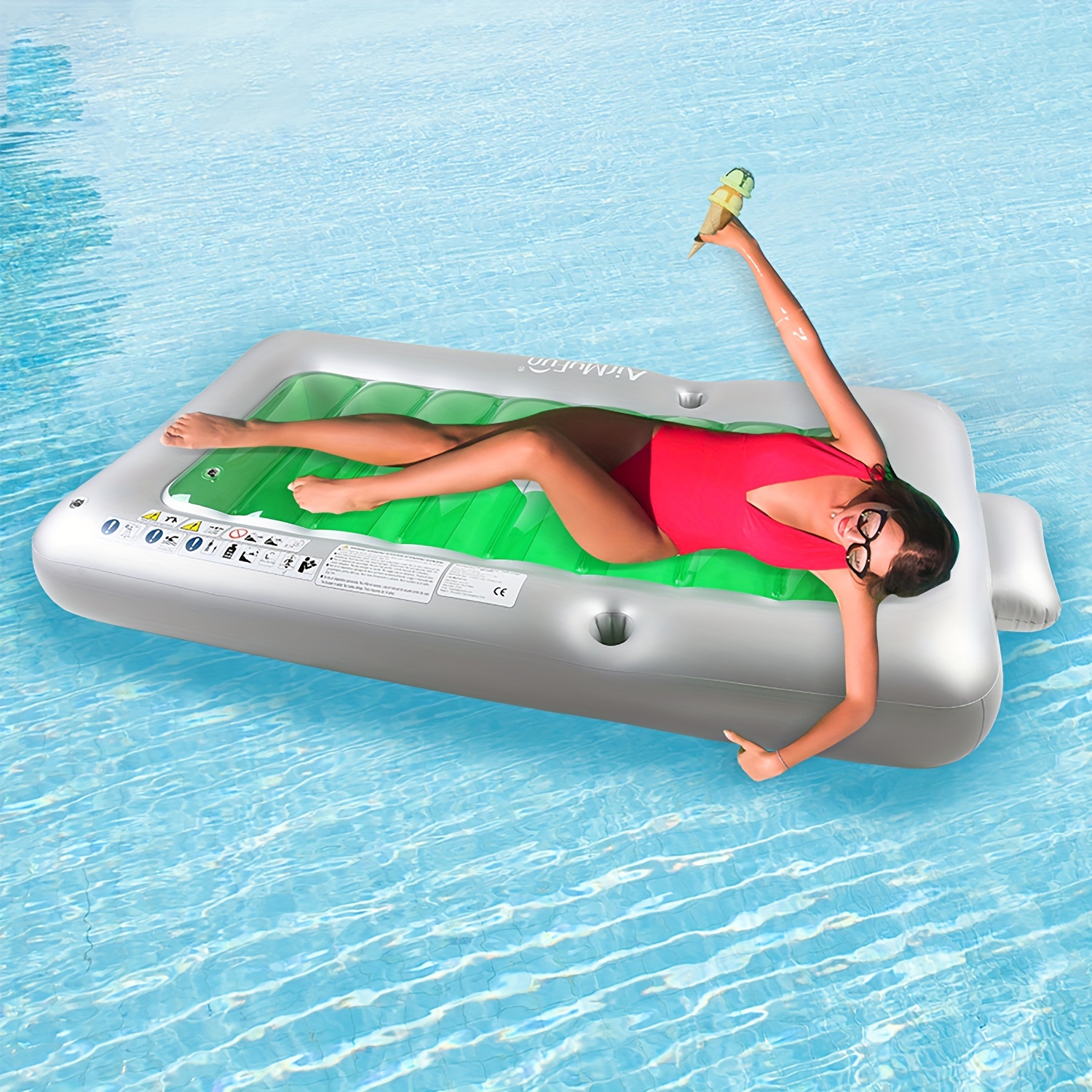 Inflatable Pool Float Adult - Pool Floaties Lounger Floats Rafts Floating  Water