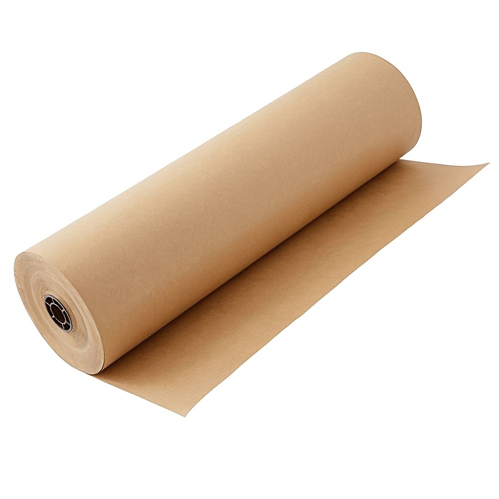 1 Roll Of Brown Kraft Paper For Gift Wrapping Recyclable Gift Wrapping Paper Dunnage And Parcel Wrapping Paper