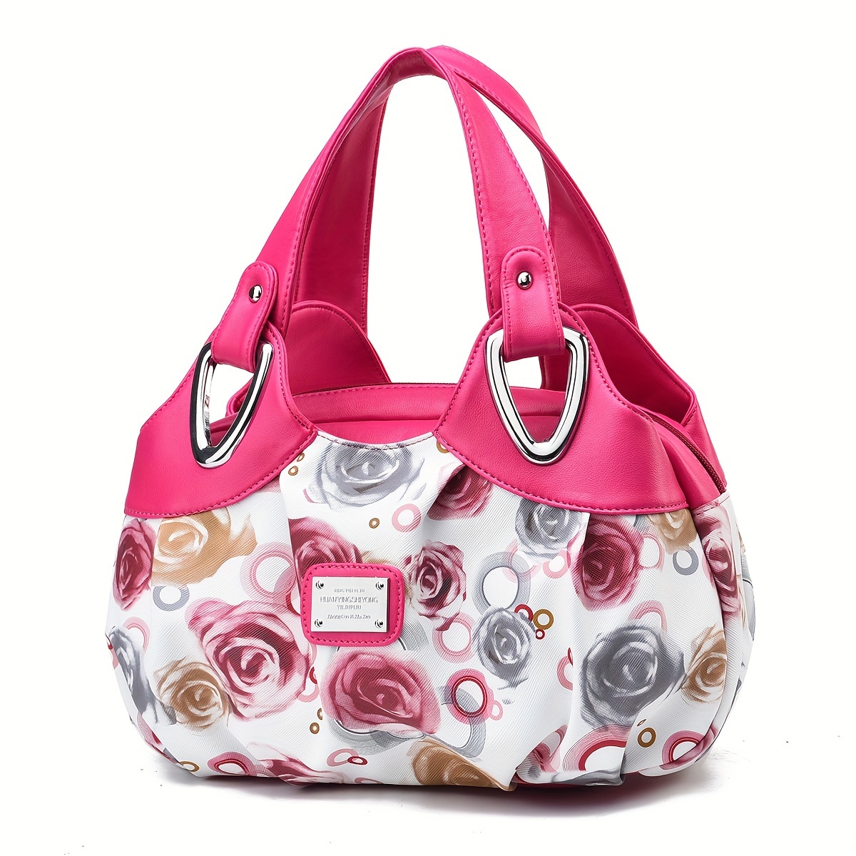 Printed Polyurethane Christian Dior Tote Bag