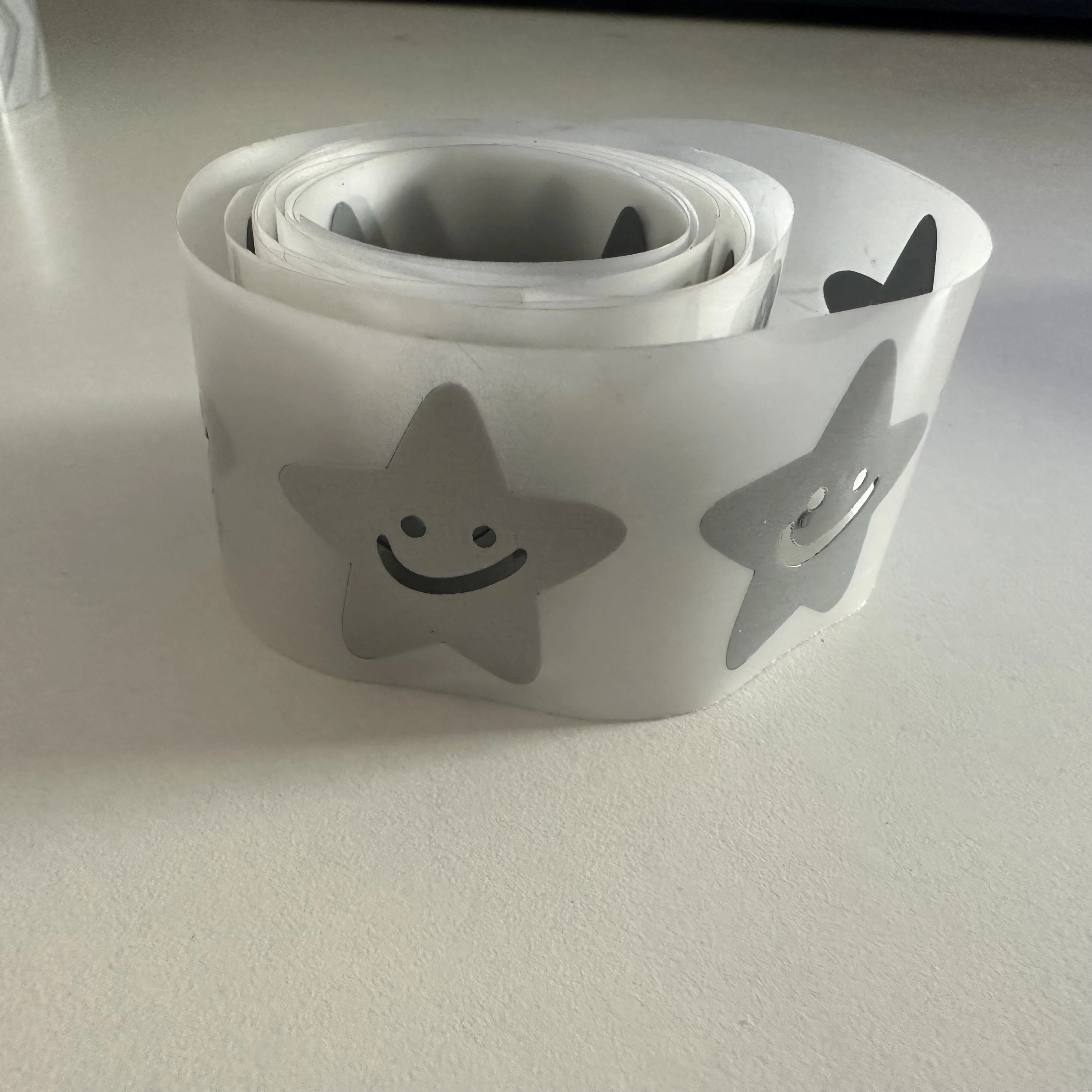 1 Roll 1 Meter, Reflective Dazzling Star Stickers, Diy Decorative Hot Stickers